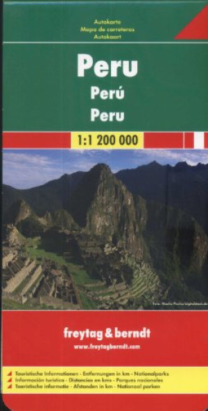 Freytag-Berndt und Artaria KG - GEBRAUCHT Freytag Berndt Autokarten, Peru 1:1.200.000: Touristische Informationen. Entfernungen in km. Nationalparks -