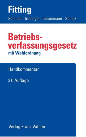 Karl Fitting - GEBRAUCHT Betriebsverfassungsgesetz - Preis vom 21.07.2026 19:43:26 h