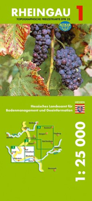 Topographische Sonderkarten Hessen (Amtlich) - 1:25000 (Tf 25). Sonderblattschnitte Auf Der Grundlage Der Topographischen Karte 1:25000 Mit ...
