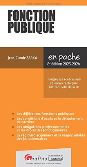 Jean-Claude Zarka Fonction Publique : 2023-2024