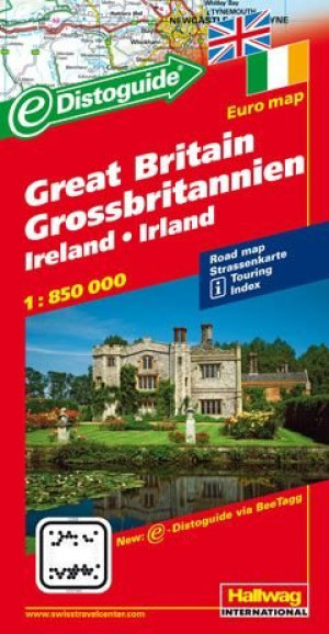 Hallwag Straßenkarten, Grossbritannien: Strassenkarte Mit Sehenswürdigkeiten, Reiseinformationen, Index. Mit Distoguide. (Euro Map) (Road Map)