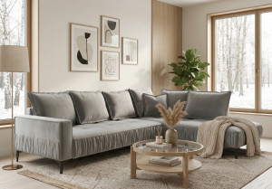 Stylowy narożnik Morris 296x213 cm– elegancja, komfort i funkcjonalność