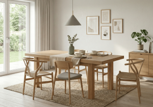 Stół prostokątny, duży, rozkładany ROMAN T52 90x200-500 cm