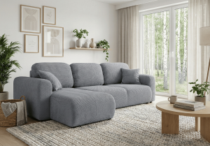 Narożnik lewostronny z funkcją spania UNO 245x148 cm