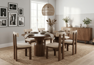 Stół rozkładany – elegancki stół z owalnym blatem i designerską podstawą DANIEL T81 100x200-300 cm