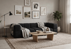 Sofa 3-osobowa z funkcją spania RUBIK 271x104 cm