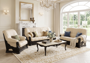 Kolekcja mebli skórzanych CASTELLO | sofa 3-osobowa, sofa 2-osobowa, fotel