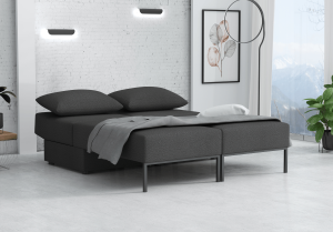 Wielofunkcyjna sofa narożna z funkcją spania TOMI 165x205 cm