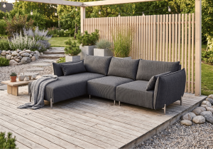 Narożnik lewostronny ogrodowy premium na taras i balkon GARDEN 239x95 cm