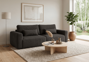 Sofa z wysuwaną leżanką z funkcją spania ZORRO 230x150 cm