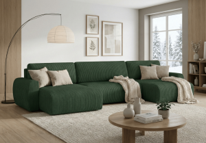 Narożnik z funkcją spania DORATO U 342x142 cm