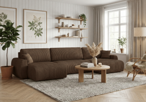 Narożnik z funkcją spania DORATO U 342x142 cm