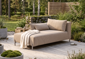 Szezlong lewostronny ogrodowy premium na taras i balkon GARDEN 165x94 cm