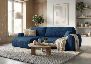 Narożnik lewostronny z funkcją spania DORATO L 246x150 cm
