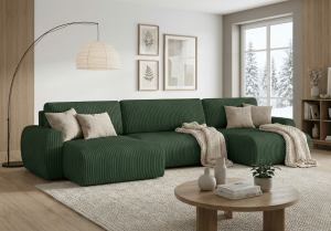 Narożnik z funkcją spania DORATO U 342x142 cm