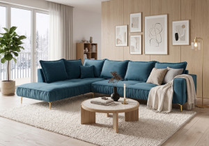 Stylowy narożnik Morris 296x213 cm– elegancja, komfort i funkcjonalność
