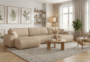 Narożnik z funkcją spania DORATO U 342x142 cm