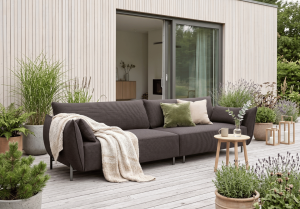 Sofa 4-osobowa ogrodowa premium na taras i balkon GARDEN 228x95 cm