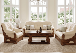 Kolekcja mebli skórzanych CASTELLO | sofa 3-osobowa, sofa 2-osobowa, fotel