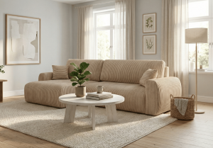 Narożnik lewostronny z funkcją spania DORATO L 246x150 cm