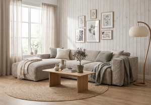 Narożnik lewostronny z funkcją spania PUMA 275x174 cm