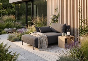 Szezlong lewostronny ogrodowy premium na taras i balkon GARDEN 165x94 cm