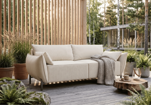 Sofa 2-osobowa ogrodowa premium na taras i balkon GARDEN 158x95 cm