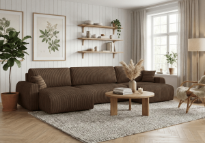 Narożnik z funkcją spania DORATO U 342x142 cm