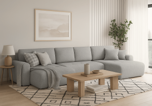 Narożnik z funkcją spania U MOET 342x142 cm