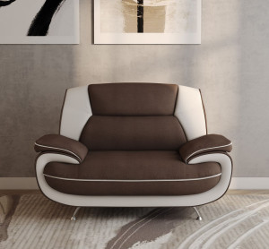 Nowoczesny tapicerowany fotel do salonu ONYX