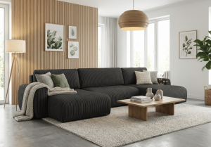 Narożnik z funkcją spania DORATO U 342x142 cm