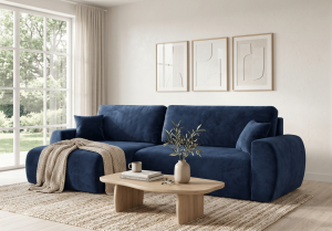 Narożnik lewostronny z funkcją spania DORATO XL 285x144 cm DOSTAWA W 7 DNI