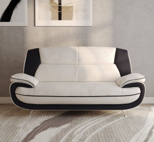 Nowoczesna tapicerowana sofa 2-osobowa do salonu ONYX