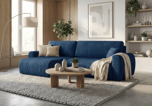 Narożnik lewostronny z funkcją spania DORATO XL 285x144 cm