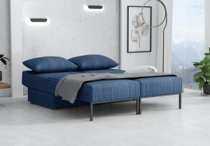 Wielofunkcyjna sofa narożna z funkcją spania TOMI 165x205 cm
