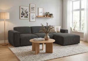 Narożnik prawostronny z funkcją spania PUMA 275x174 cm