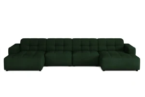 Duży modułowy narożnik Bergo U 364x166 cm