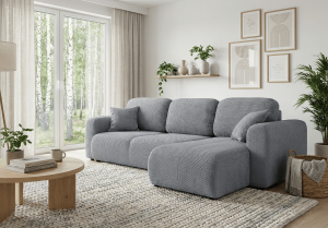 Narożnik prawostronny z funkcją spania UNO 245x148 cm
