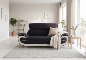 Sofa 2-osobowa do salonu ONYX 163x90x92cm