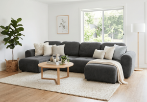 Narożnik z funkcją spania UNO U 315x146 cm