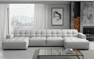 Duży modułowy narożnik Bergo U 364x166 cm