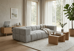 Sofa 3-osobowa z funkcją spania RUBIK 271x104 cm
