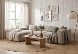 Narożnik lewostronny z funkcją spania PUMA 275x174 cm