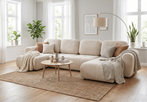 Narożnik z funkcją spania UNO U 315x146 cm