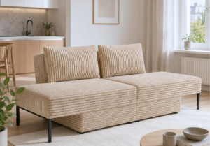 Wielofunkcyjna sofa z funkcją spania TOMI 165x205x47cm