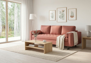 Sofa FLORENCJA z funkcją spania 225x100x96 cm