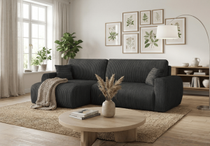 Narożnik lewostronny z funkcją spania DORATO XL 285x144 cm