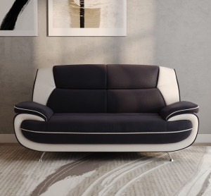 Nowoczesna tapicerowana sofa 2-osobowa do salonu ONYX
