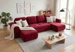 Narożnik z funkcją spania UNO U 315x146 cm