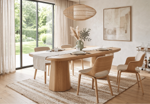 Stół rozkładany na sześciennej nodze OSKAR T83 100x200-300 cm